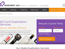 Tablet Screenshot of diskcopy.com
